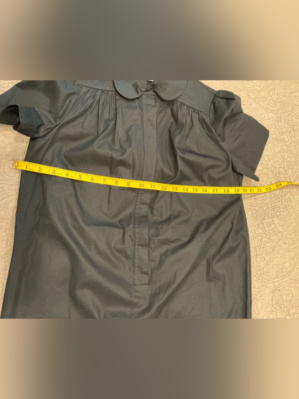 See By Chloe Black Short-Sleeve Shift Dress - Picture 8 of 14